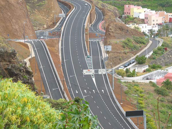 Umgehungsstraße von Santa Cruz de La Palma